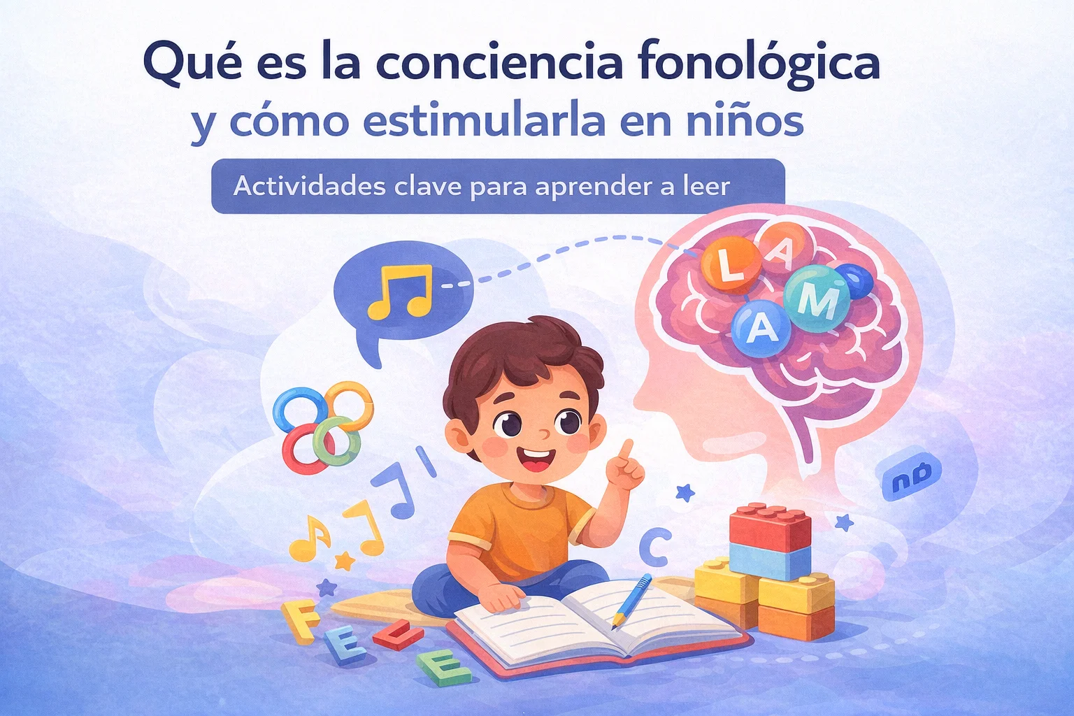Conciencia fonológica en niños: actividades con letras y sonidos para aprender a leer