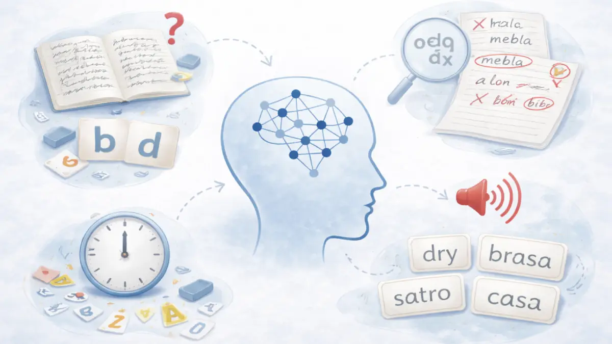 Dislexia mixta o profunda y alteración de rutas lectora